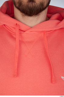 Nigel casual dressed salmon hoodie sweatshirt upper body 0001.jpg